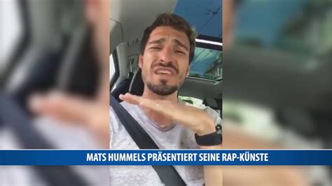 mats hummels rapperin|Mats Hummels präsentiert seine Rap